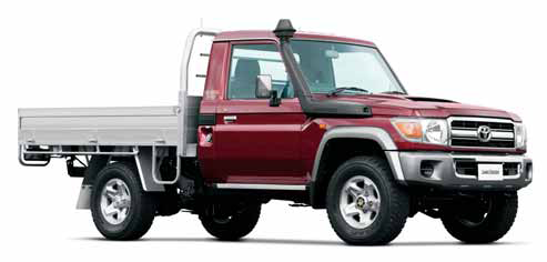 landcruiser 70 LX cab chassis from Asia top RHD Landcruiser dealer exporter