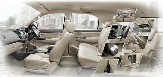 2012 Vigo Toyota Fortuner interior